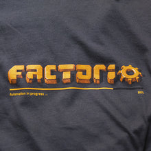 Dark Grey Factorio Shirt - Logo - OLD DESIGN