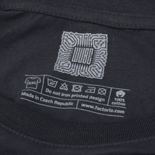 Dark Grey Factorio Shirt - Logo