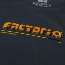 Ladies Dark Grey Factorio Shirt - Logo