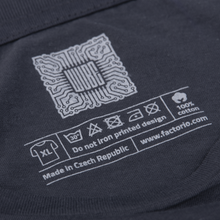 Ladies Dark Grey Factorio Shirt - Logo